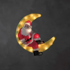 Clearance Konstsmide Venstersilhouet Kerstman (39X36 Cm) (20 Led)