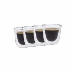Online La Cafetière La Cafetiere Glas (Dubbelwandig) (110 Ml) (Set Van 4)