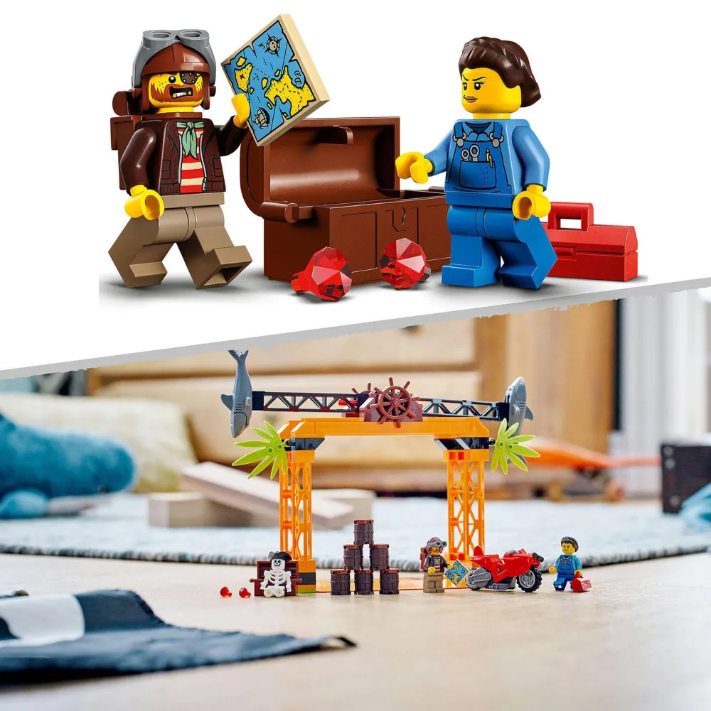 LEGO City De Haaiaanval Stuntuitdaging 60342