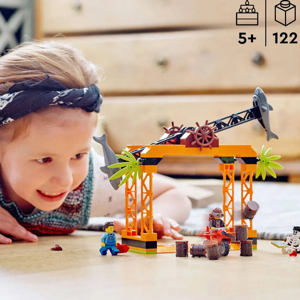 LEGO City De Haaiaanval Stuntuitdaging 60342