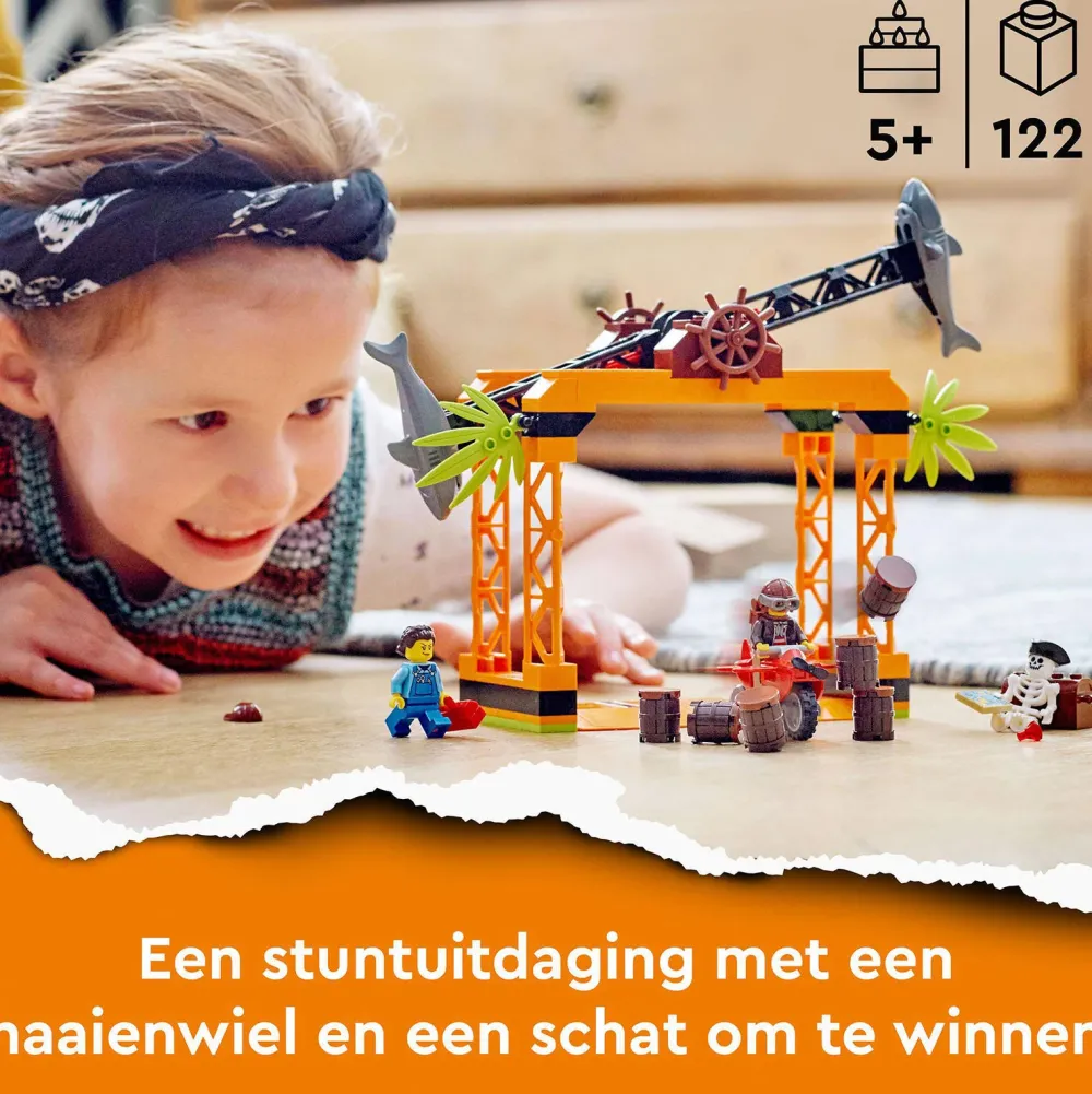 LEGO City De Haaiaanval Stuntuitdaging 60342