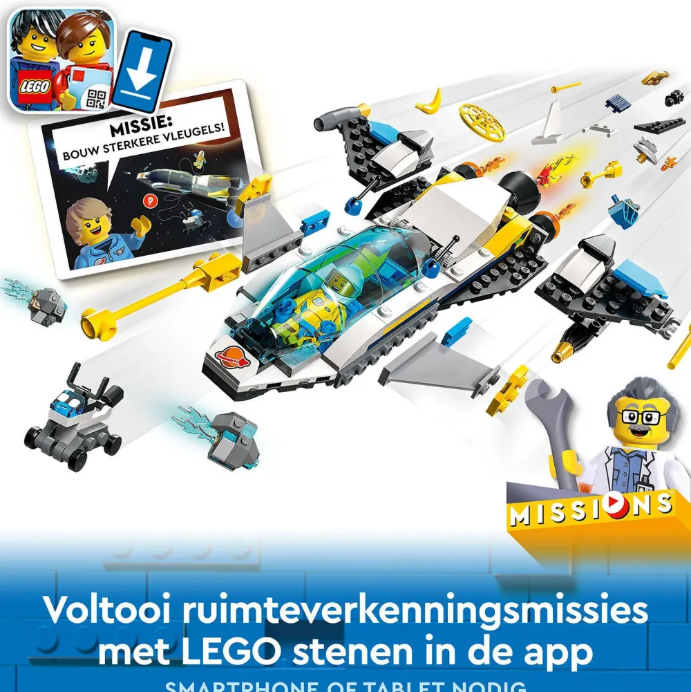 LEGO City Ruimteschip Voor Verkenningsmissies Op Mars 60354