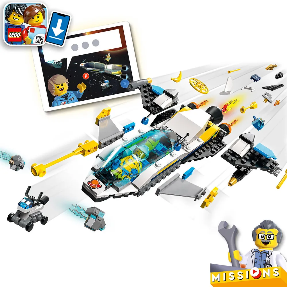 LEGO City Ruimteschip Voor Verkenningsmissies Op Mars 60354
