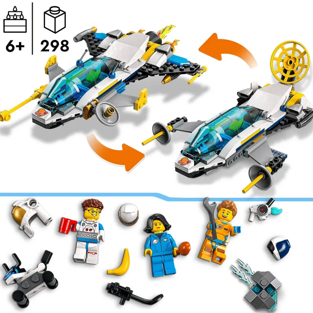 LEGO City Ruimteschip Voor Verkenningsmissies Op Mars 60354