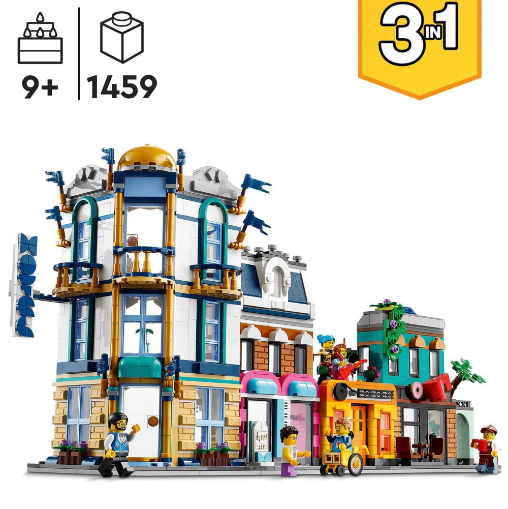LEGO Creator 3-In-1 Hoofdstraat 31141