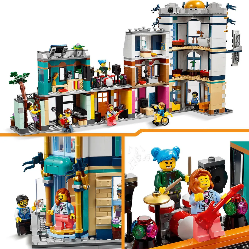 LEGO Creator 3-In-1 Hoofdstraat 31141
