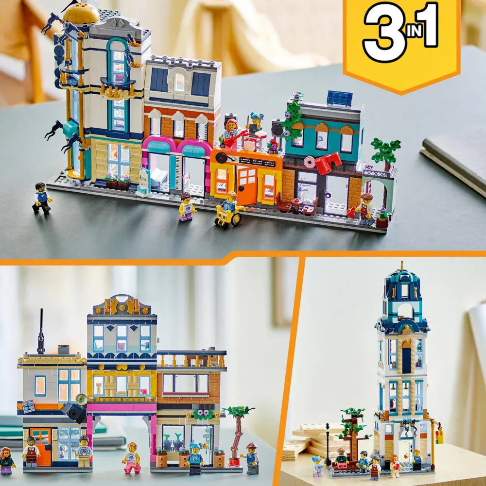 LEGO Creator 3-In-1 Hoofdstraat 31141