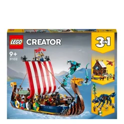 LEGO Creator Vikingschip En De Midgaardslang 31132