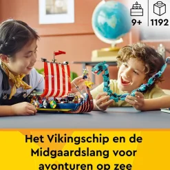 LEGO Creator Vikingschip En De Midgaardslang 31132