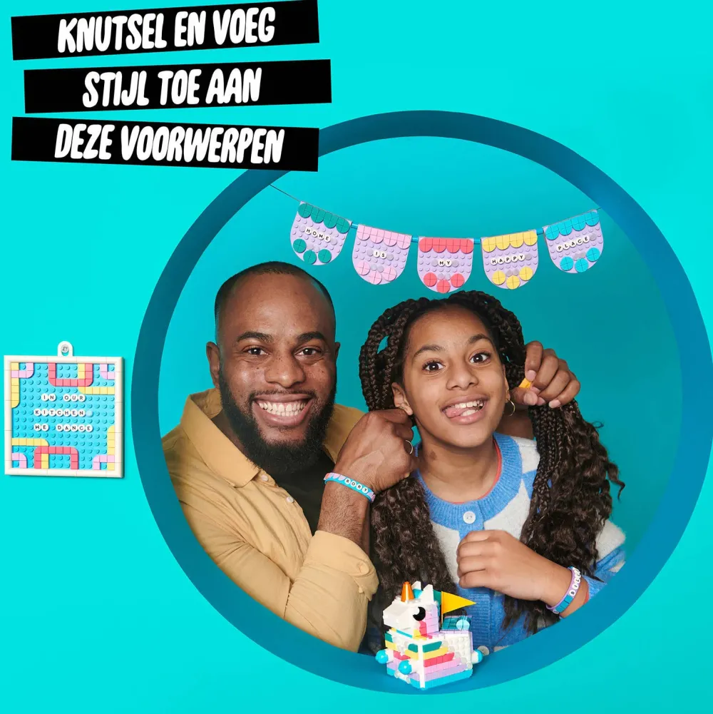 LEGO Dots Eenhoorn Creatieve Gezinsset 41962