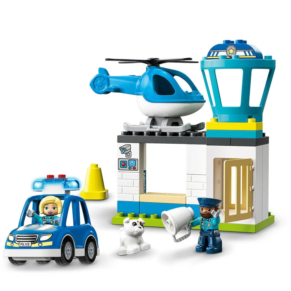 LEGO Duplo Politiebureau & Helikopter 10959