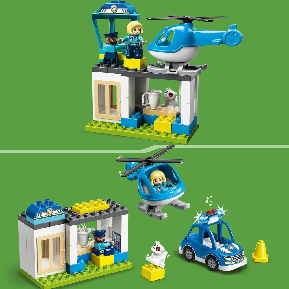 LEGO Duplo Politiebureau & Helikopter 10959