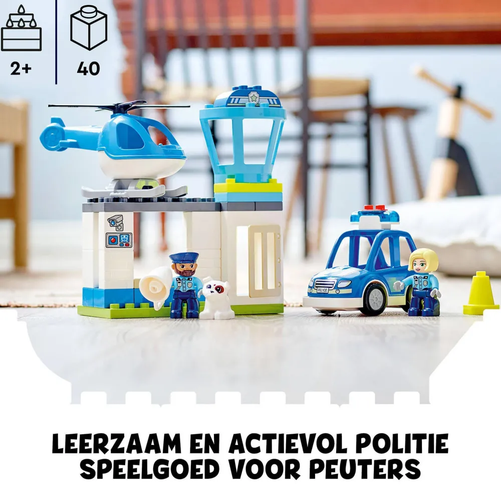 LEGO Duplo Politiebureau & Helikopter 10959