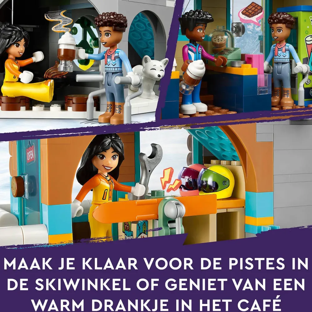 LEGO Friends Vakantie Skipiste En Cafe 41756