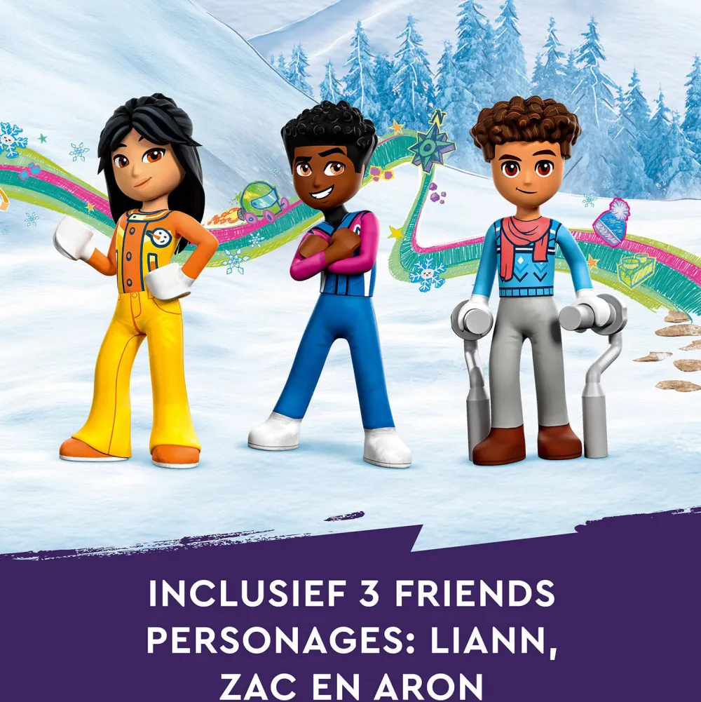 LEGO Friends Vakantie Skipiste En Cafe 41756