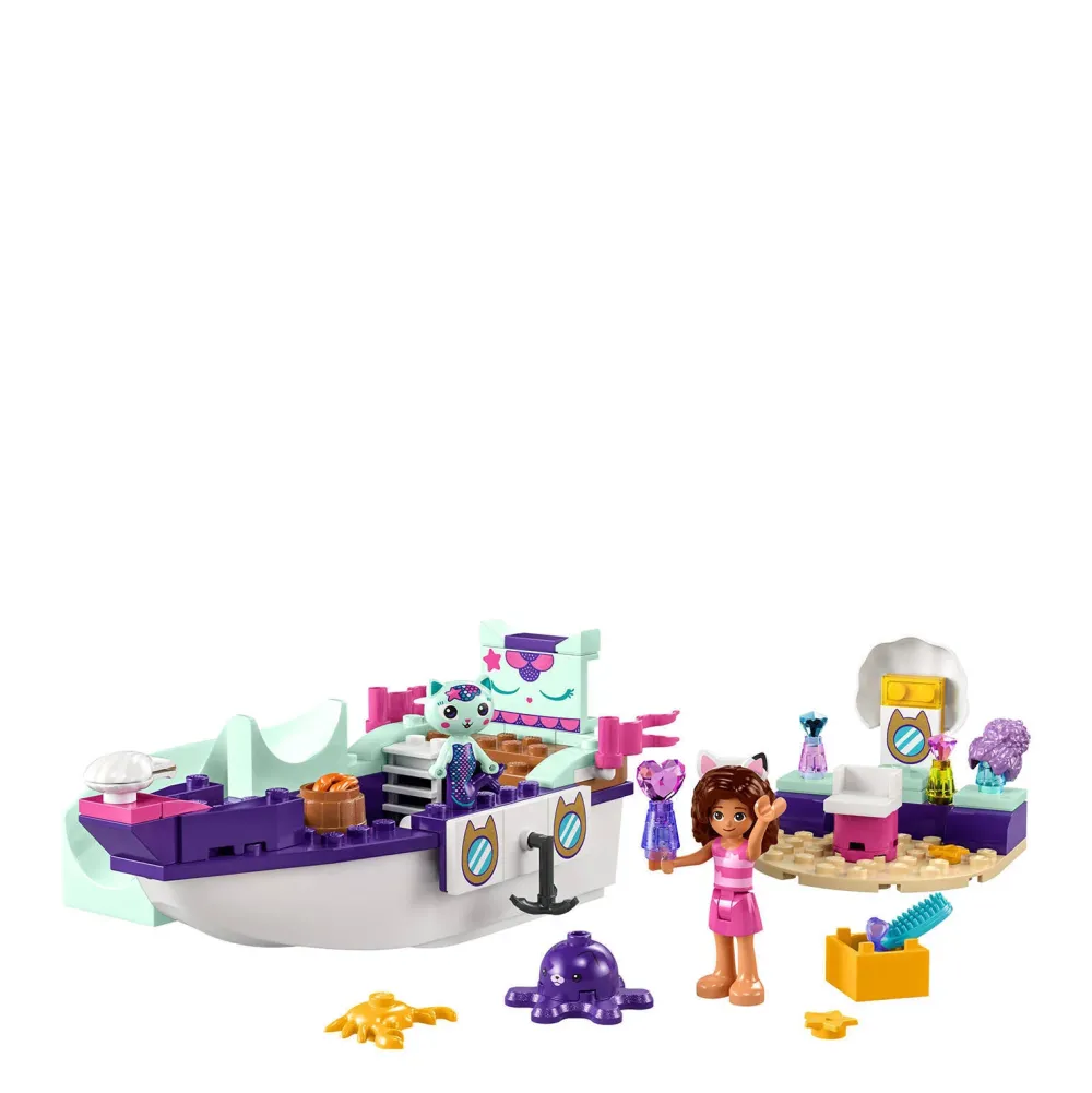 LEGO Gabby'S Dollhouse Vertroetelschip Van Gabby En Meerminkat 10786