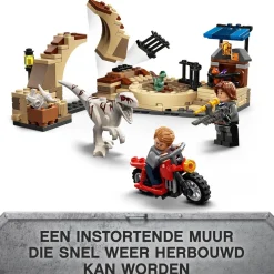 LEGO Jurassic World Atrociraptor Dinosaurus Motorachtervolging 76945
