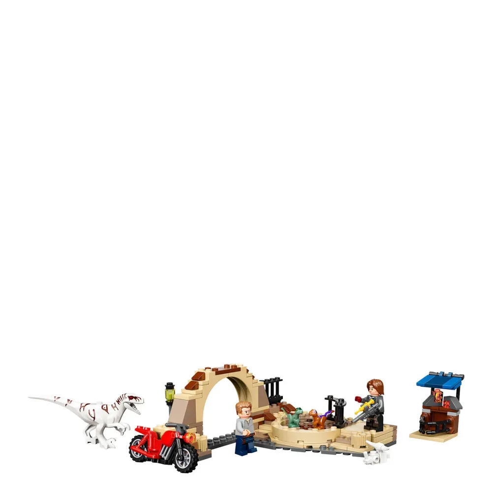 LEGO Jurassic World Atrociraptor Dinosaurus Motorachtervolging 76945