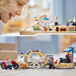 LEGO Jurassic World Atrociraptor Dinosaurus Motorachtervolging 76945