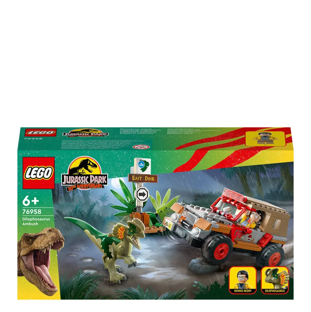 LEGO Jurassic World Dilophosaurus Hinderlaag 76958