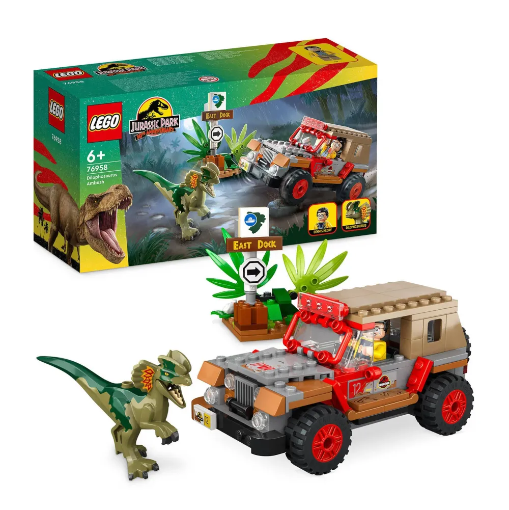 LEGO Jurassic World Dilophosaurus Hinderlaag 76958