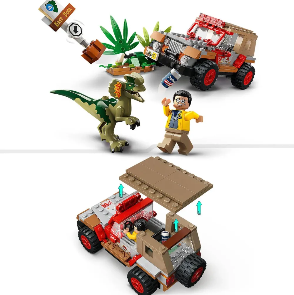 LEGO Jurassic World Dilophosaurus Hinderlaag 76958