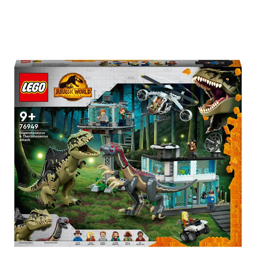 LEGO Jurassic World Giganotosaurus & Therizinosaurus Aanval 76949