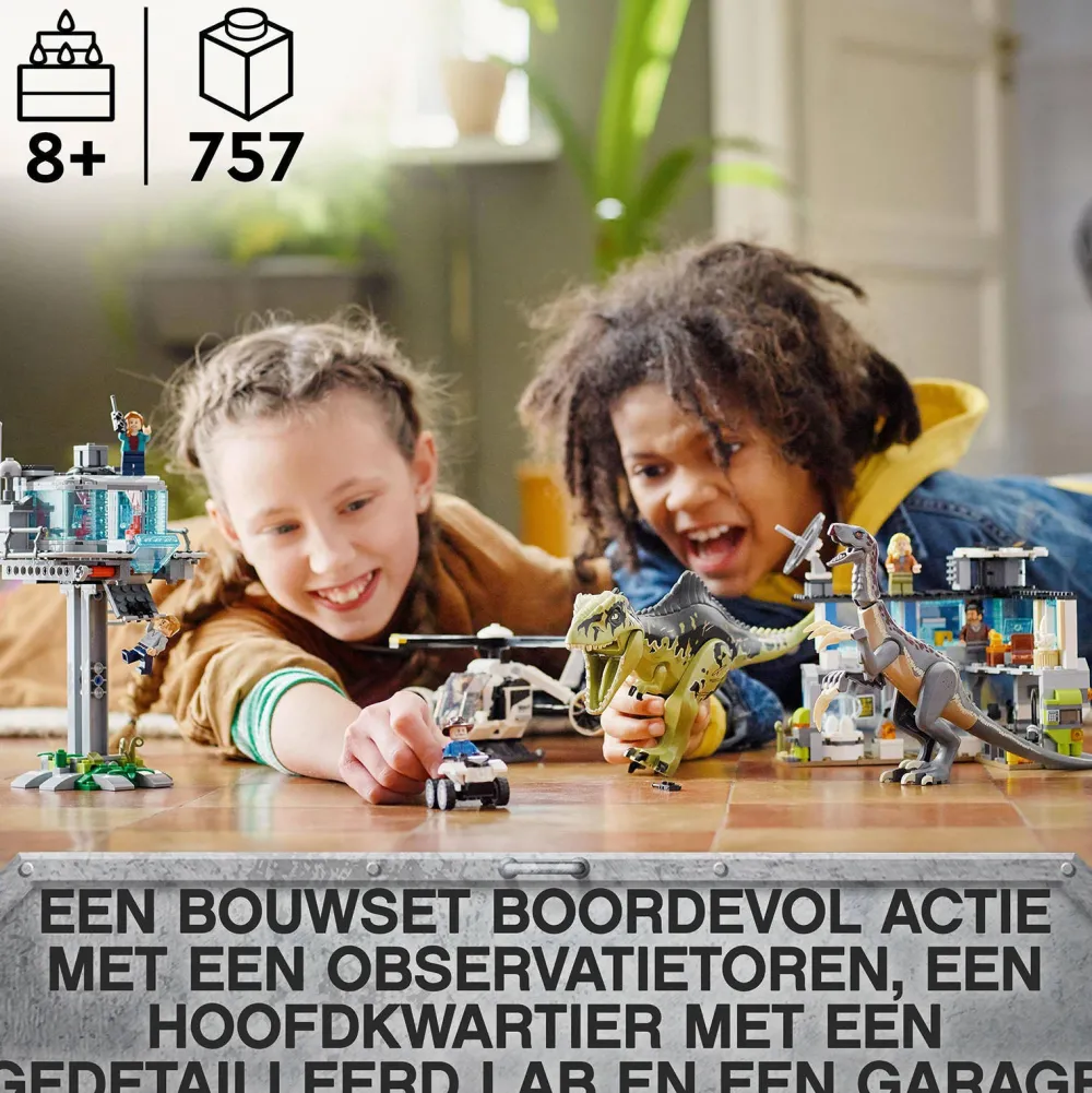 LEGO Jurassic World Giganotosaurus & Therizinosaurus Aanval 76949