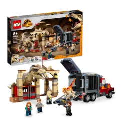 LEGO Jurassic World T. Rex & Atrociraptor Dinosaurus Ontsnapping 76948