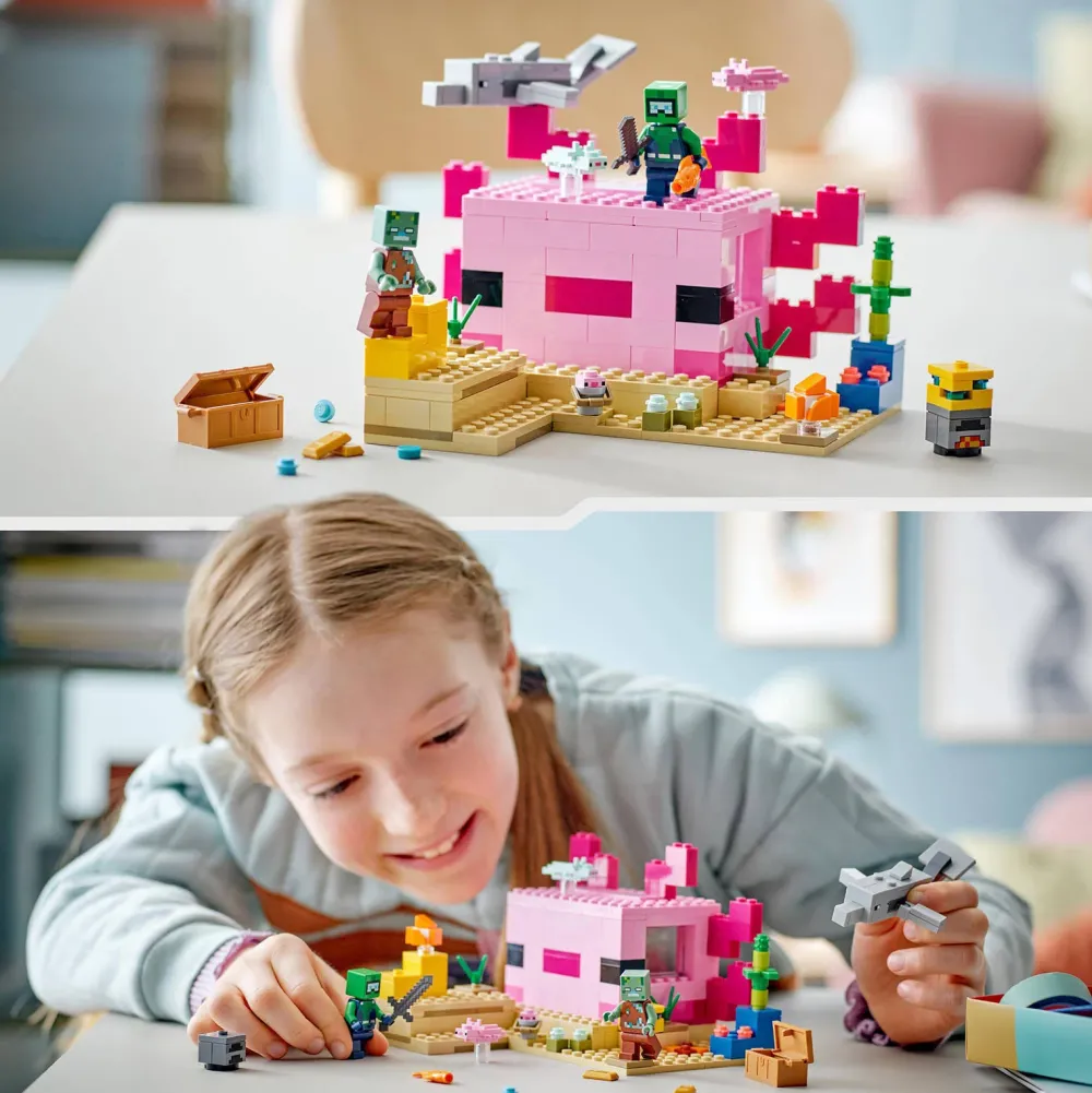 LEGO Minecraft Het Axolotlhuis 21247