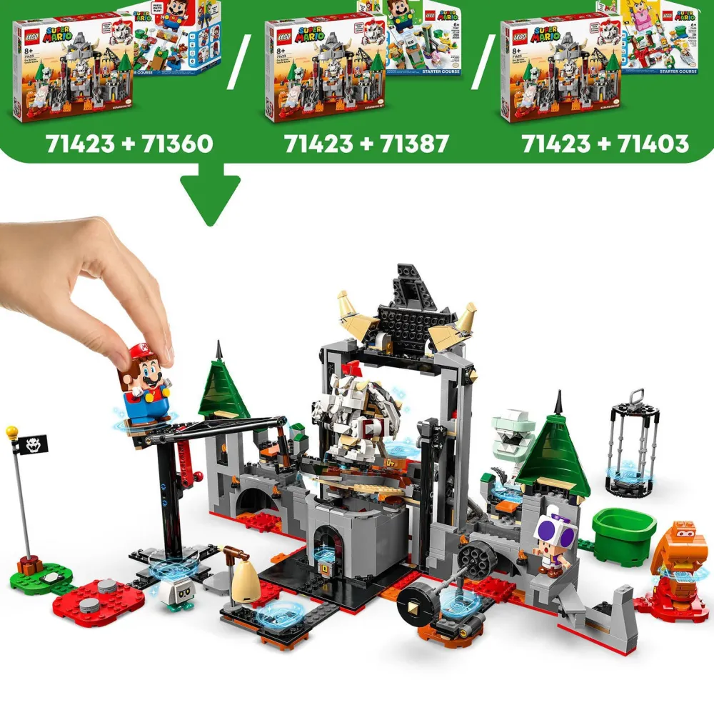 LEGO Super Mario 71423 Gevecht Op Dry Bowsers Kasteel Uitbreidingsset