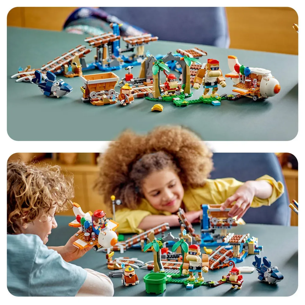 LEGO Super Mario Uitbreidingsset: Diddy Kongs Mijnwagenrit 71425