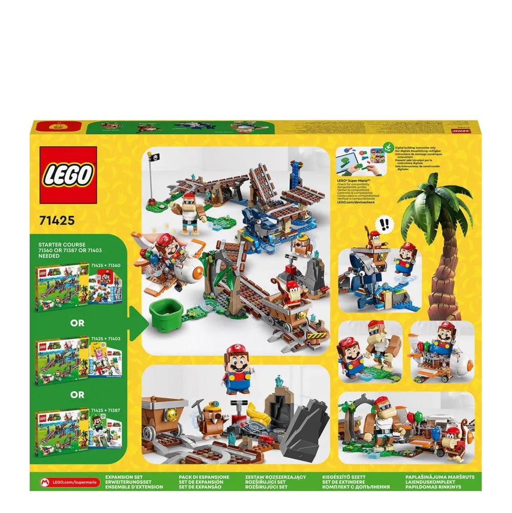 LEGO Super Mario Uitbreidingsset: Diddy Kongs Mijnwagenrit 71425