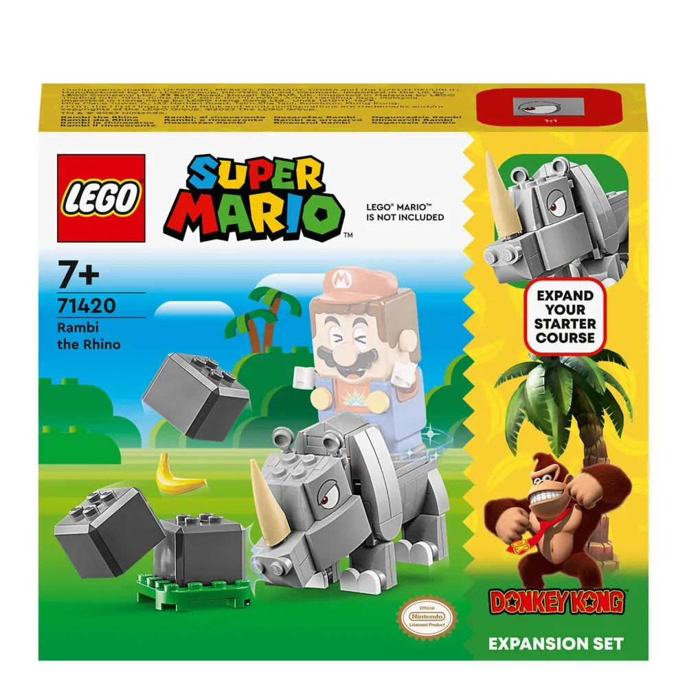 LEGO Super Mario Uitbreidingsset: Rambi De Neushoorn 71425