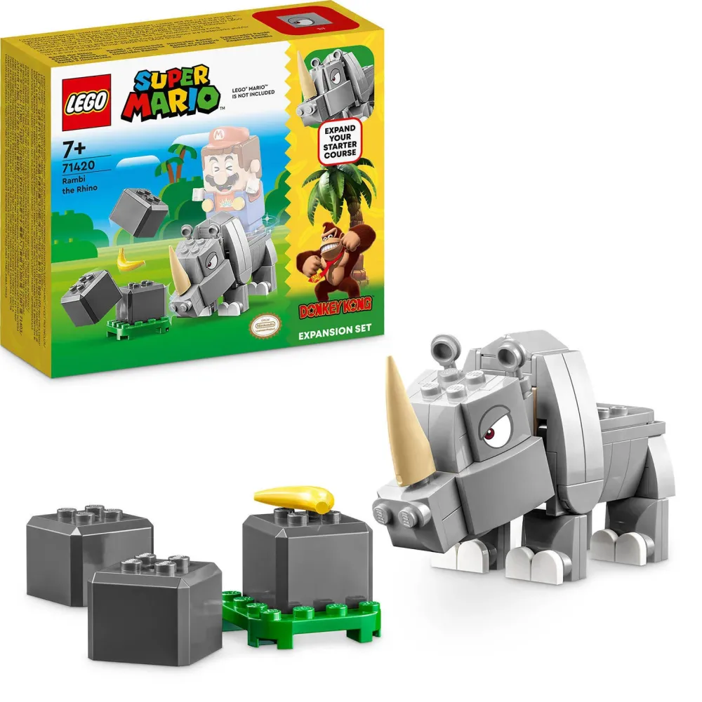 LEGO Super Mario Uitbreidingsset: Rambi De Neushoorn 71425