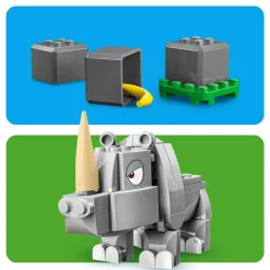 LEGO Super Mario Uitbreidingsset: Rambi De Neushoorn 71425