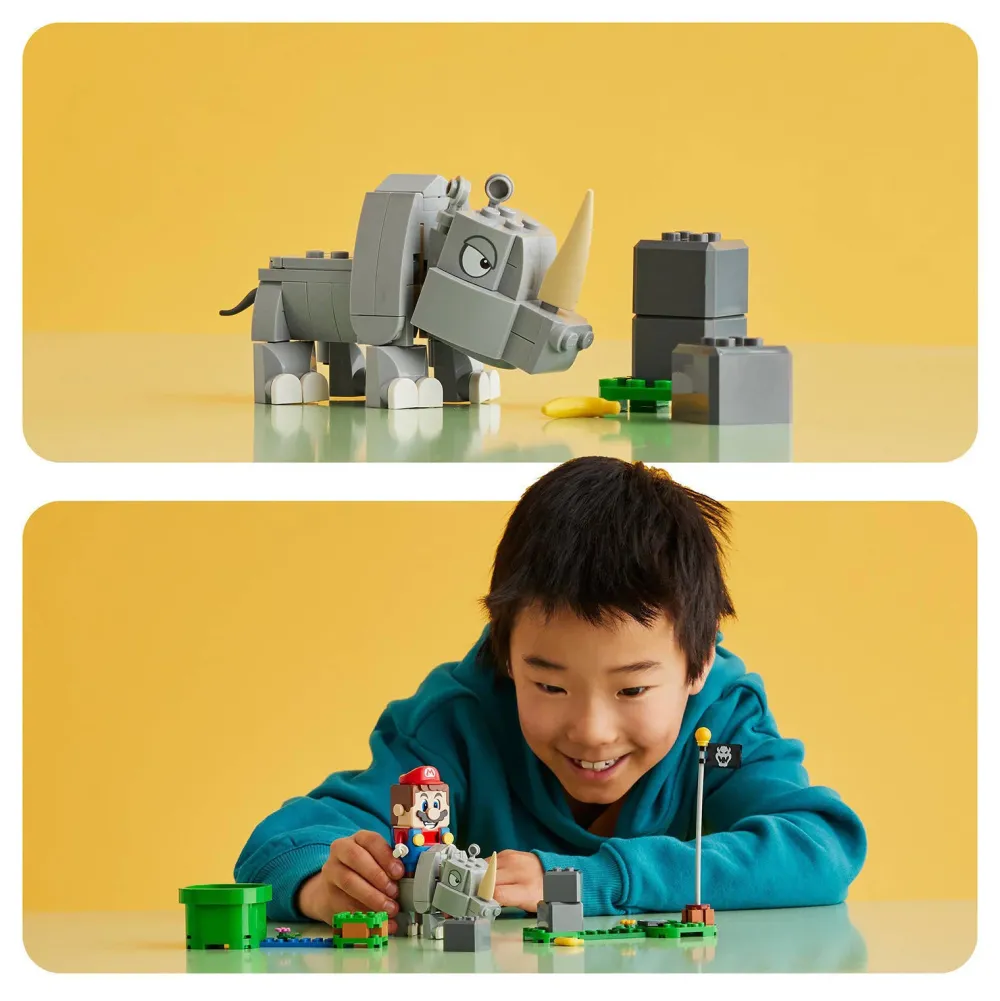 LEGO Super Mario Uitbreidingsset: Rambi De Neushoorn 71425