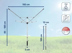 Hot Leifheit Droogmolen Lino Lift 600 Quick Start (Evo)