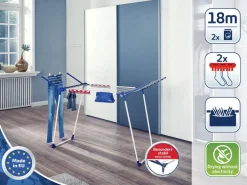 Outlet Leifheit Droogrek Pegasus 180 Solid Plus - 18 M Drooglengte