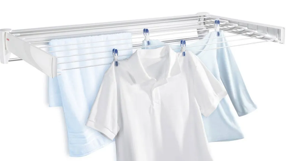 Best Leifheit Wanddroogrek Telegant 81 Protect Plus - 8,1 M Drooglengte