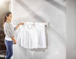 Best Leifheit Wanddroogrek Telegant 81 Protect Plus - 8,1 M Drooglengte