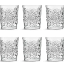 Clearance Libbey Waterglas Hobstar (355 Ml) (O8,7 Cm) (Set Van 6)