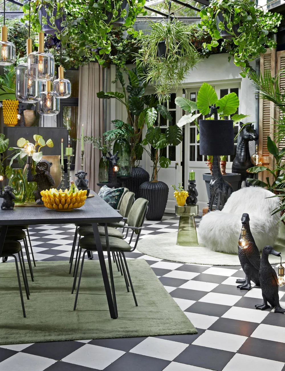 Online Light & Living Hanglamp Lekar (110X22X32Cm)