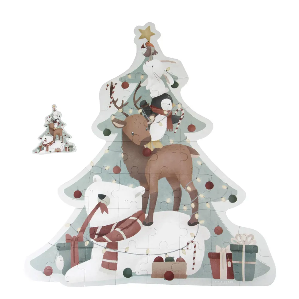 Little Dutch Xl Puzzle Kerst Fsc Legpuzzel 35 Stukjes