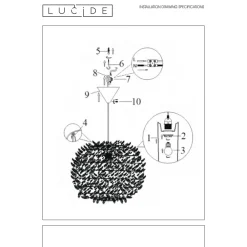 Hot Lucide Hanglamp Goosy Soft