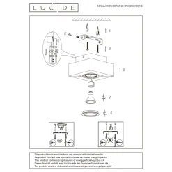 Sale Lucide Plafondlamp Xirax