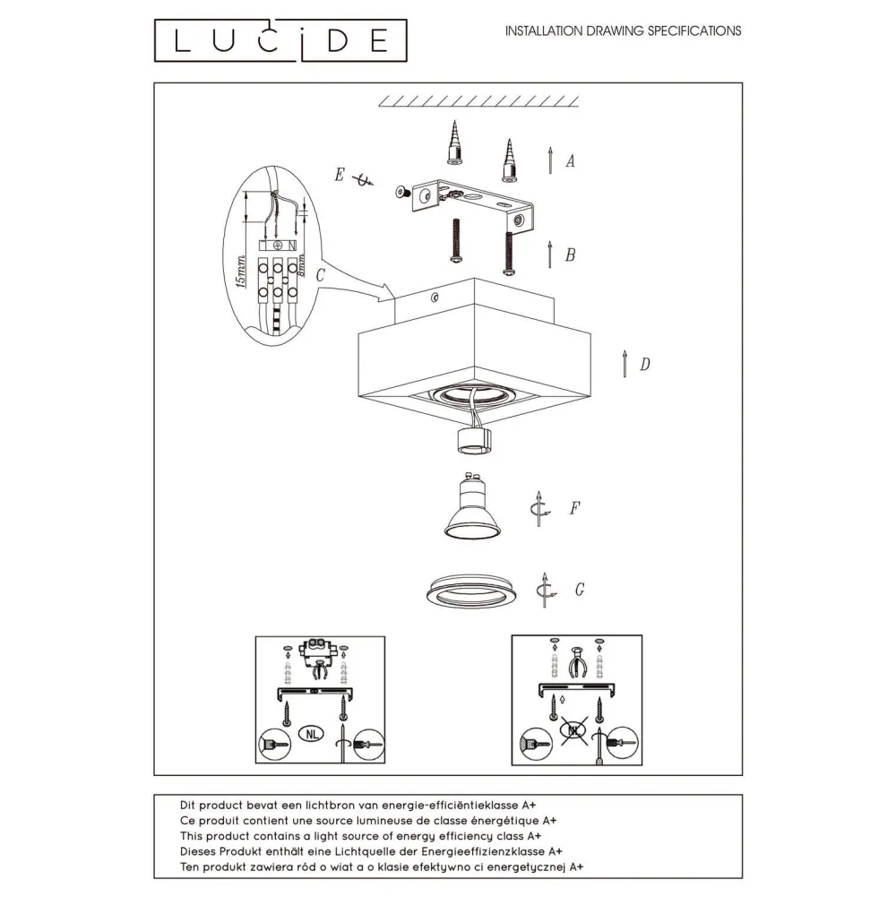Sale Lucide Plafondlamp Xirax