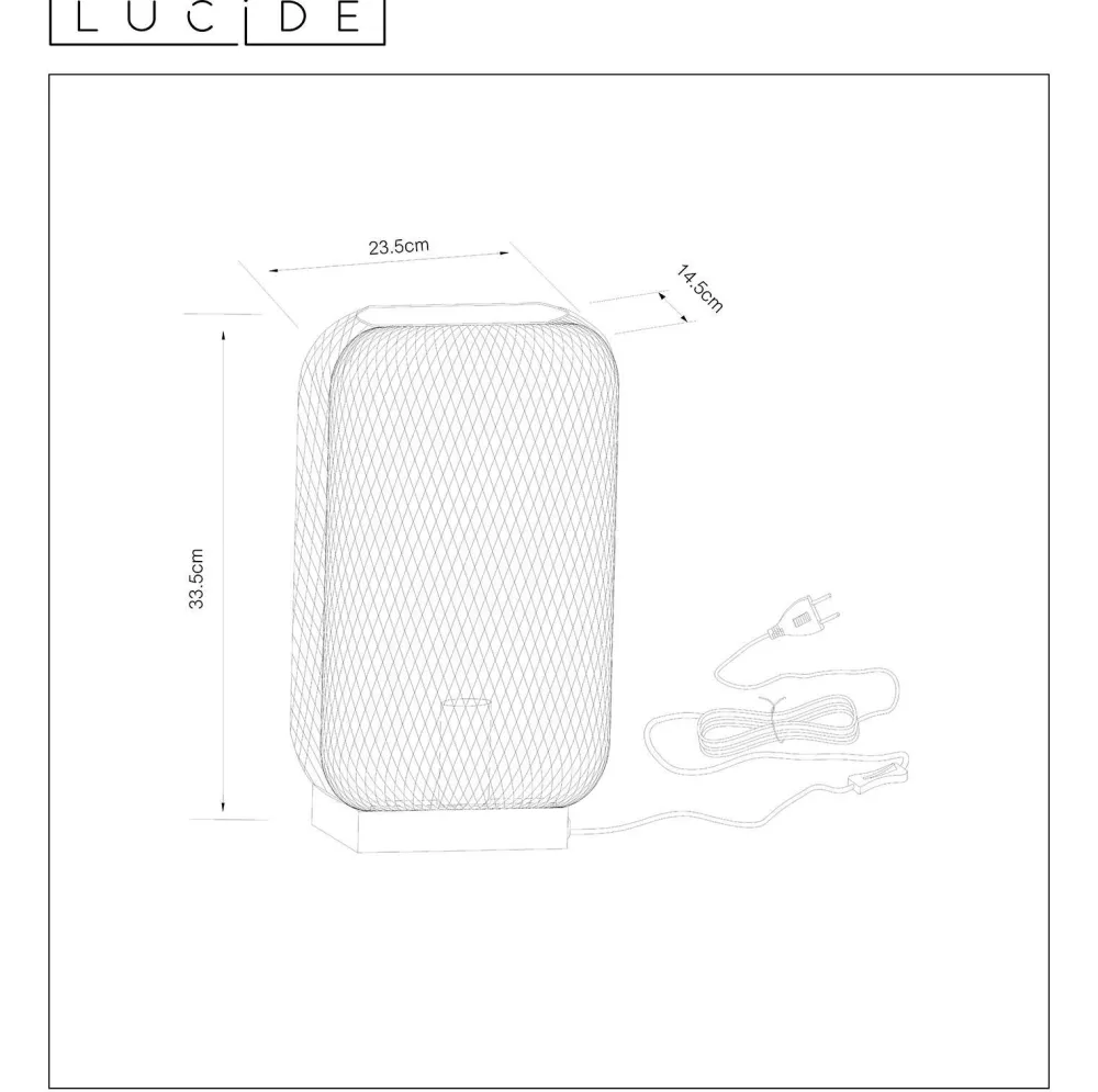 Discount Lucide Tafellamp Mesh