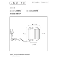 Clearance Lucide Tafellamp Sueno