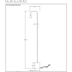 New Lucide Vloerlamp Lorin